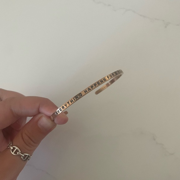 Mantra Band everything happens for a reason great condition gold - Picture 4 of 4